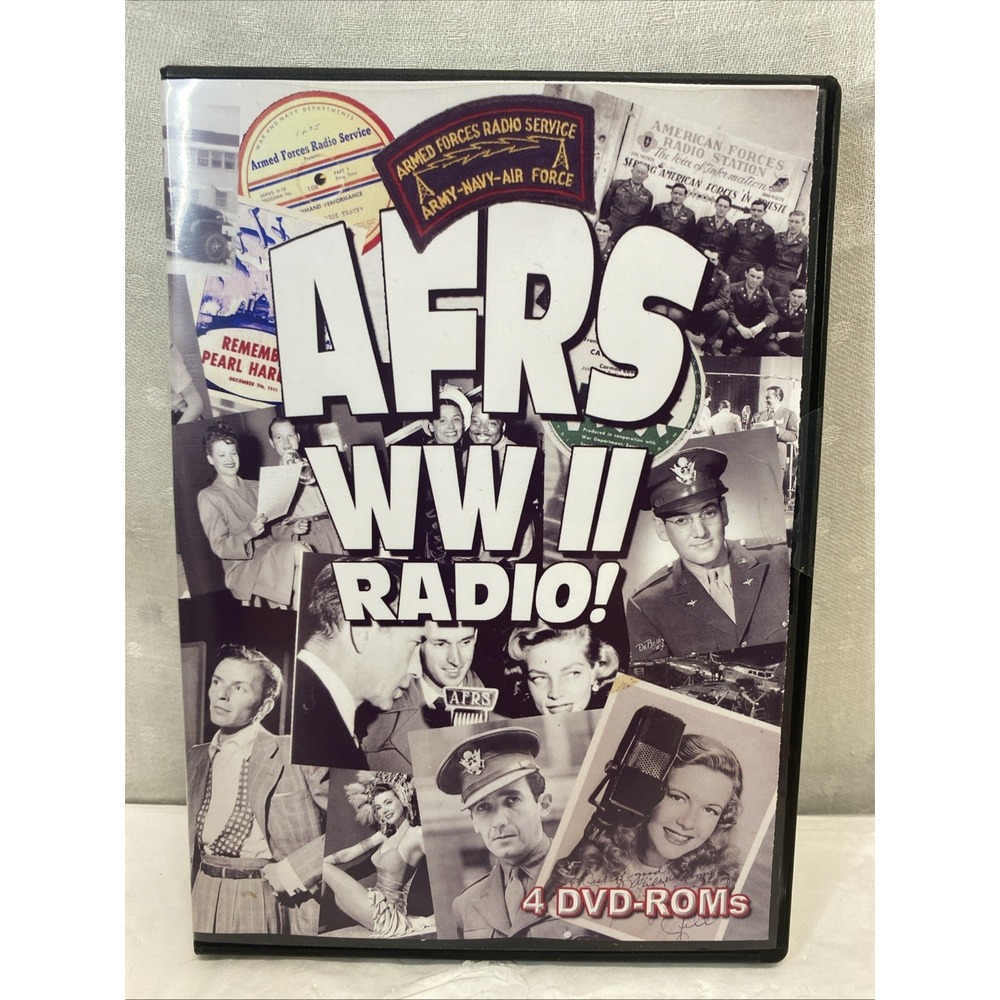 AFRS WW II Radio Shows & V-Disks - mp3, 4 DVD-ROM -‎ Old Time Radio